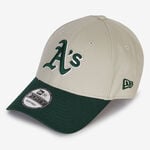 9FORTY OAKLAND ATHLETICS GREEN CROWN : BEIGE/VERDE