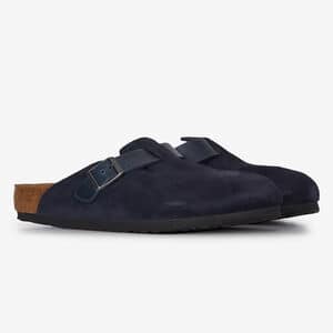 BIRKENSTOCK boston BOSTON LEATHER MIX BLU SCURO UOMO