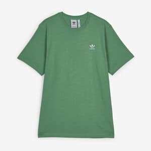 ADIDAS ORIGINALS TEE SHIRT ESSENTIAL TREFOIL VERDE/ROSA UOMO