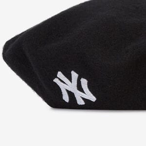 NEW ERA BERET WOOL WOMEN NY NERO/BIANCO UOMO