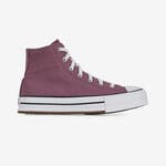 CHUCK TAYLOR ALL STAR EVA LIFT HI FLORAL : VIOLA/BIANCO