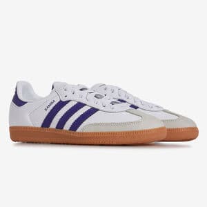 ADIDAS ORIGINALS samba SAMBA OG BIANCO/BLU DONNA