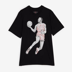 JORDAN TEE SHIRT GRAPHIC MJ NERO UOMO