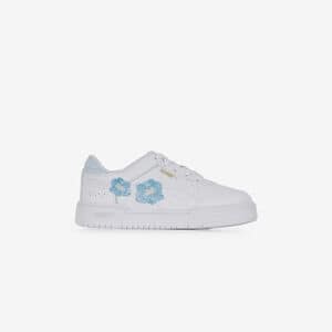 PUMA ca pro CA PRO SPORT FLOWERS BIANCO/BLU BAMBINO