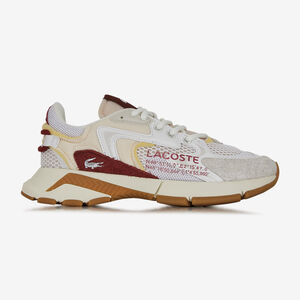 LACOSTE l00 L003 NEO BEIGE/ROUGE DONNA