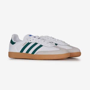 ADIDAS ORIGINALS samba SAMBA OG BIANCO/VERDE RAGAZZO