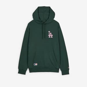 NEW ERA HOODIE LA DODGERS VERDE/ROSA UOMO