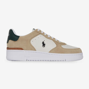 POLO RALPH LAUREN MASTERS COURT SUEDE BIANCO/BEIGE UOMO