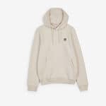 HOODIE ESSENTIAL TREFOIL : BEIGE