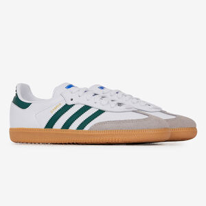 ADIDAS ORIGINALS samba SAMBA OG BIANCO/VERDE DONNA