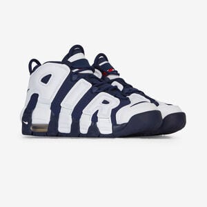 NIKE AIR MORE UPTEMPO BIANCO/BLU SCURO RAGAZZO