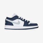 AIR JORDAN 1 LOW : BIANCO/BLU SCURO