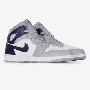 JORDAN air jordan 1 AIR JORDAN 1 MID BIANCO/GRIGIO UOMO