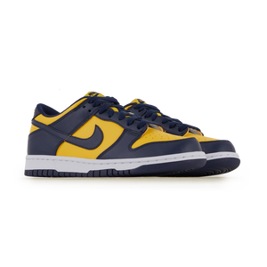 NIKE dunk DUNK LOW MICHIGAN JAUNE/MARINE RAGAZZO