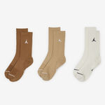 CHAUSSETTES X3 CREW JUMPMAN : MARRONE