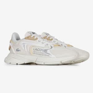 LACOSTE l00 L003 NEO BIANCO/BEIGE DONNA