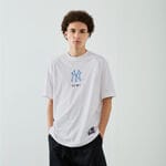 TEE SHIRT NEW YORK YANKEES : BLANC/BLEU