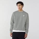 SWEAT CREW CLUB : GRIGIO/BIANCO