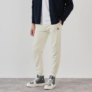 CONVERSE PANT JOGGER STAR CHEVRON EMBROIDERED BEIGE UOMO