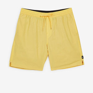 VANS SHORT BOARD PRIMARY SOLID ELASTIC GIALLO UOMO