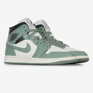 JORDAN air jordan 1 AIR JORDAN 1 MID JADE SMOKE BEIGE/VERDE DONNA