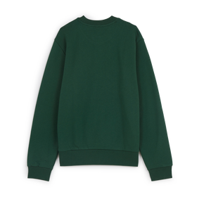 LACOSTE SWEAT CREW CLASSIC LOGO VERDE UOMO