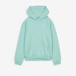 JORDAN HOODIE OVERSIZE BROOKLYN BLU/BIANCO DONNA