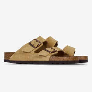 BIRKENSTOCK arizona ARIZONA SUEDE LATTE CREAM BEIGE/NERO UOMO