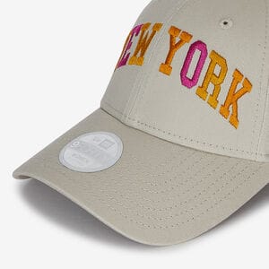 NEW ERA 9FORTY WOMEN NY BEIGE UOMO