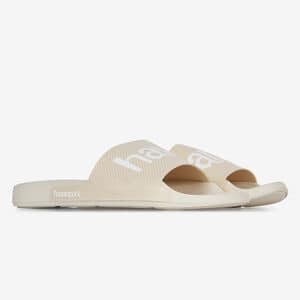 HAVAIANAS SLIDE CLASSIC LOGOMANIA BEIGE UOMO