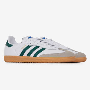 ADIDAS ORIGINALS samba SAMBA OG BIANCO/VERDE UOMO