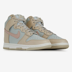 NIKE dunk DUNK HIGH BEIGE/BLU DONNA