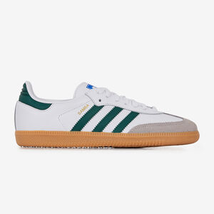 ADIDAS ORIGINALS samba SAMBA OG BIANCO/VERDE DONNA