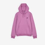 HOODIE ESSENTIAL TREFOIL : VIOLA