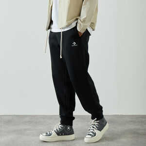 CONVERSE PANT JOGGER STAR CHEVRON EMBROIDERED NERO UOMO