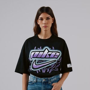 NIKE TEE SHIRT GRAPHIC DANCE NERO/VIOLA DONNA