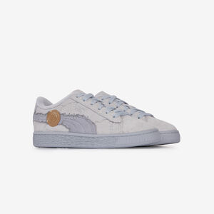 PUMA suede SUEDE ONE PIECE BIANCO/GRIGIO BAMBINO