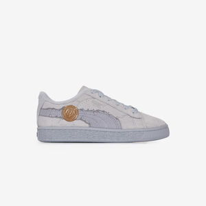 PUMA suede SUEDE ONE PIECE BIANCO/GRIGIO BAMBINO