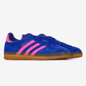 ADIDAS ORIGINALS gazelle GAZELLE INDOOR BLEU/ROSE DONNA