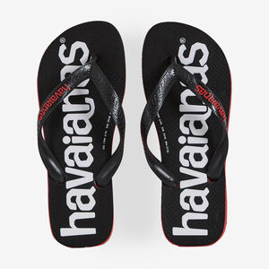 HAVAIANAS TOP LOGOMANIA 2 NERO/BIANCO DONNA