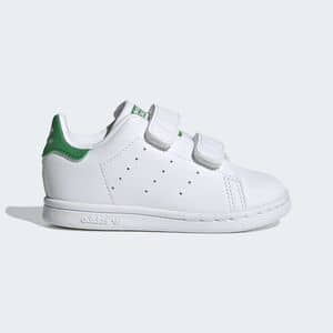 ADIDAS ORIGINALS stan smith STAN SMITH CF BIANCO/VERDE NEONATO