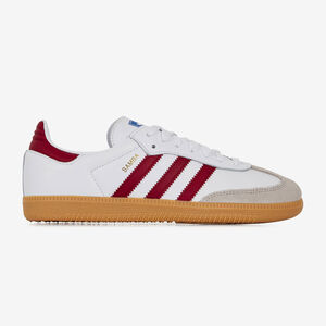 ADIDAS ORIGINALS samba SAMBA OG BIANCO/BORDEAUX UOMO