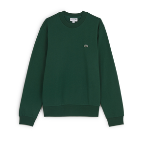 LACOSTE SWEAT CREW CLASSIC LOGO VERDE UOMO