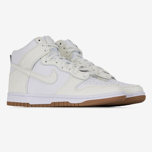 NIKE dunk DUNK HIGH SAIL GUM BIANCO/BEIGE DONNA