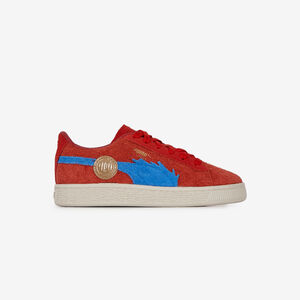 PUMA suede SUEDE ONE PIECE ROSSO/BLU BAMBINO