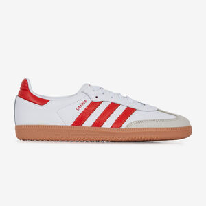 ADIDAS ORIGINALS samba SAMBA OG BIANCO/ROSSO UOMO