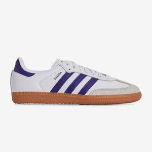 ADIDAS ORIGINALS samba SAMBA OG BIANCO/BLU DONNA