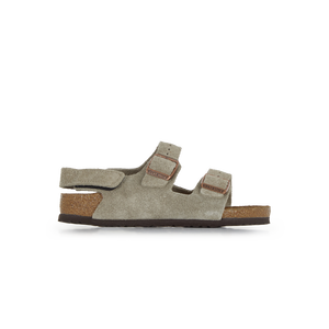 BIRKENSTOCK MILANO KIDS SUEDE TAUPE RAGAZZO