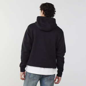 NIKE HOODIE CLUB SMALL LOGO NOIR UOMO