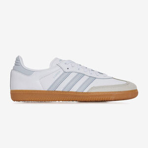 ADIDAS ORIGINALS samba SAMBA OG BIANCO/CELESTE DONNA